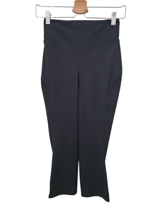 Lululemon Pants - Lululemon Base Pace High-Rise Black Ribbed Nulux 7/8 Athletic Tights Leggings 4